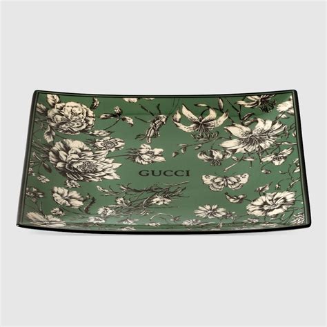 Gucci Flora Sketch print medium trinket tray